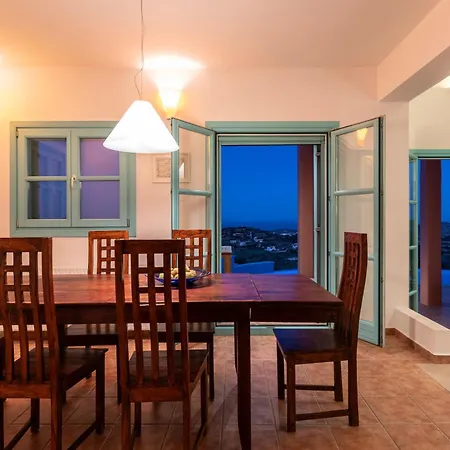 Malia, Eco-chic, Tranquility, Sea Views & Luxury Cycladic Island Escape Villa Tálanda