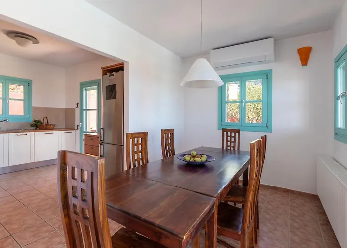 Malia, Eco-chic, Tranquility, Sea Views & Luxury Cycladic Island Escape Villa