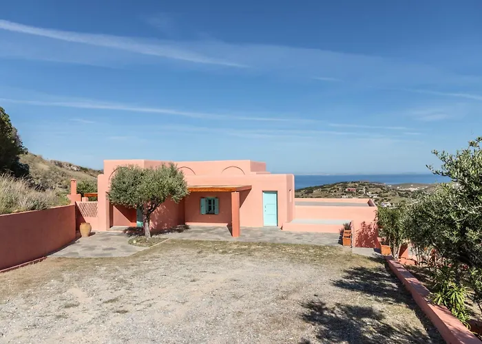 Villa Malia, Eco-chic, Tranquility, Sea Views & Luxury Cycladic Island Escape